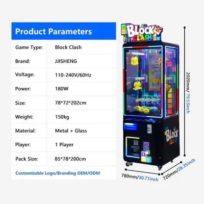 Block Clash Prize Game Machine - view 6