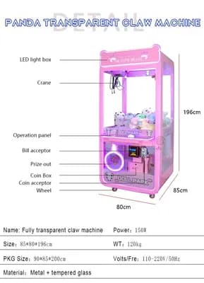 Panda Claw Machine - view 9