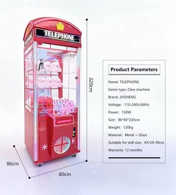 Phone Booth Claw Machine - view 7