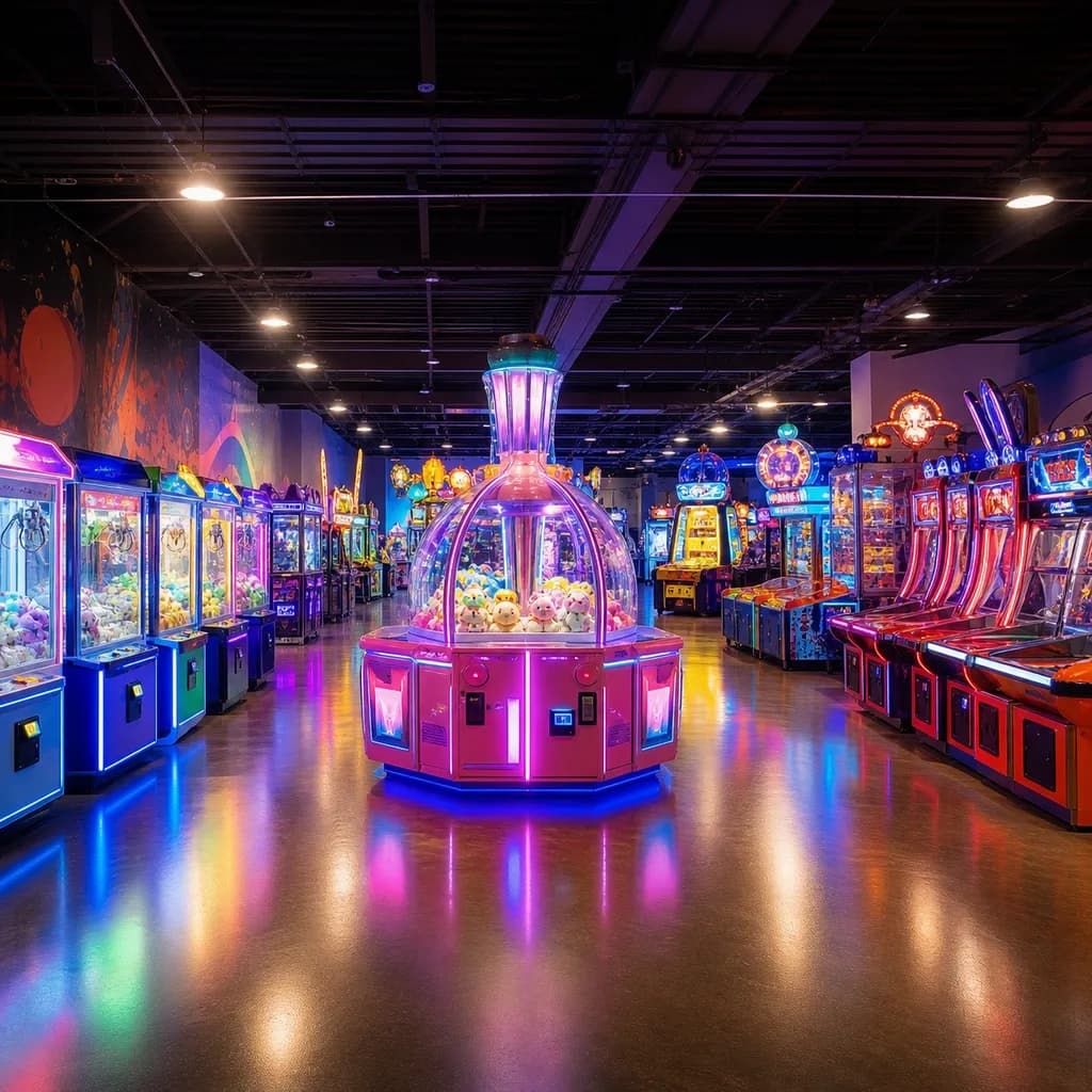 Arcade Center — illustrative venue concept
