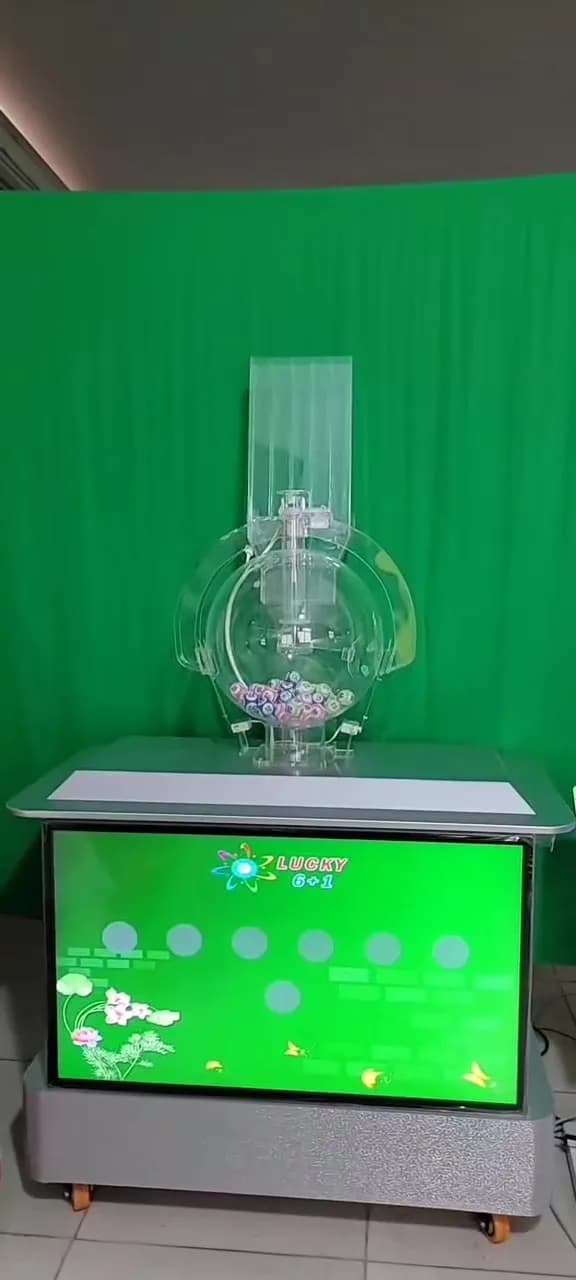 JX800 Air-Mix Lottery Draw Machine video still image