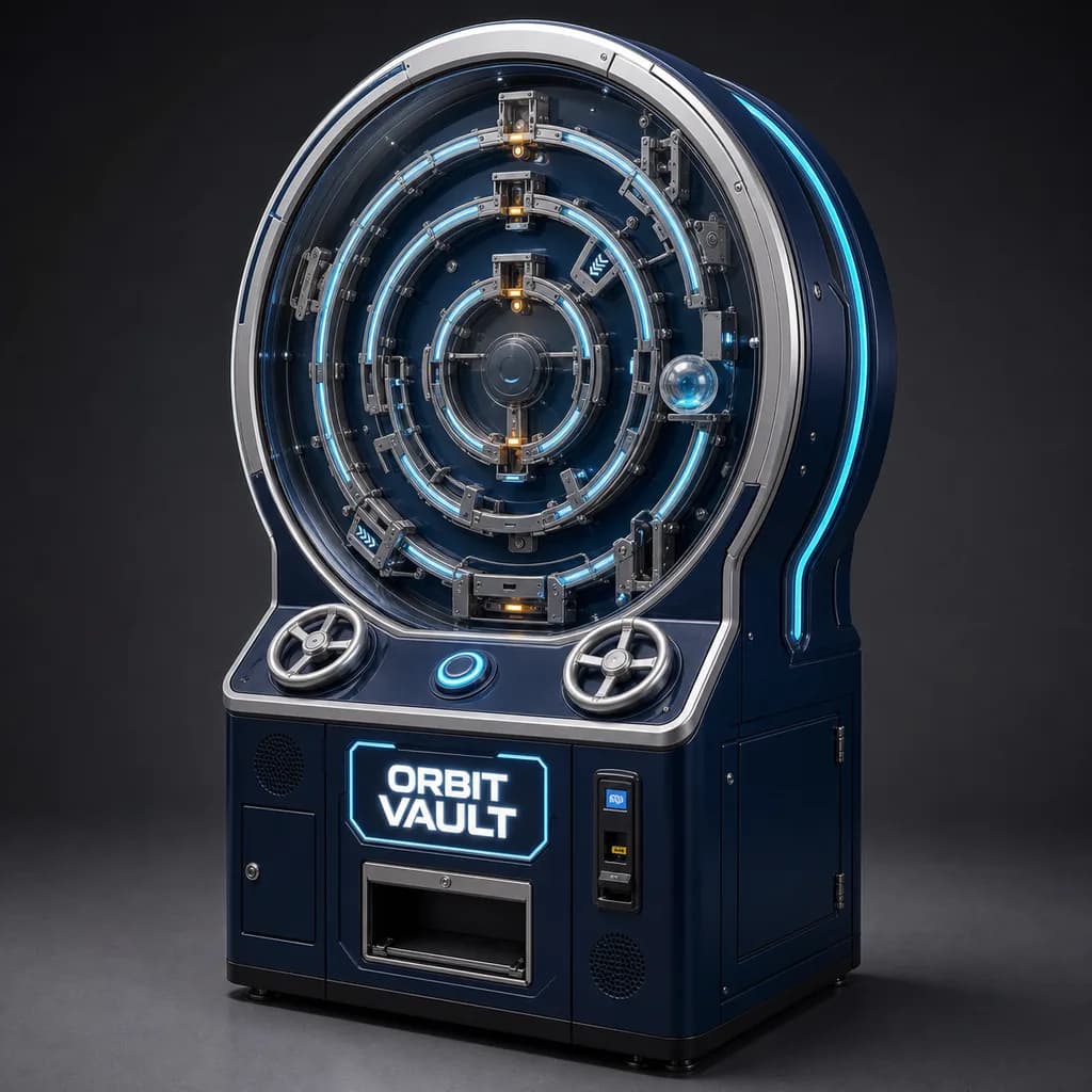 Orbit Vault Prize-Routing Skill Machine - AI-generated concept