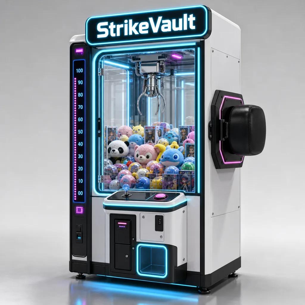 StrikeVault Punch-Claw Prize Arena - AI-generated concept